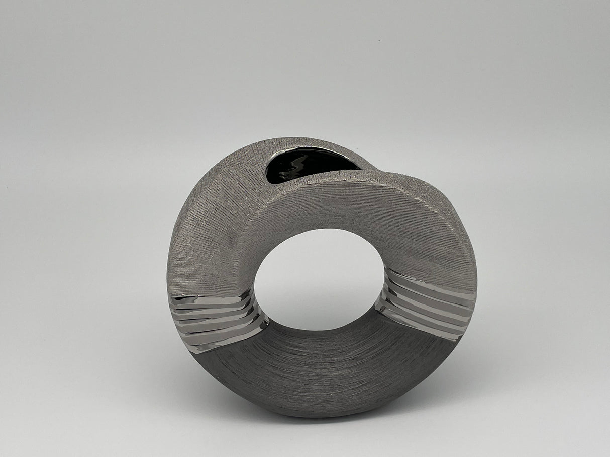 Vase "Silverline" - rund von Wimpelberg