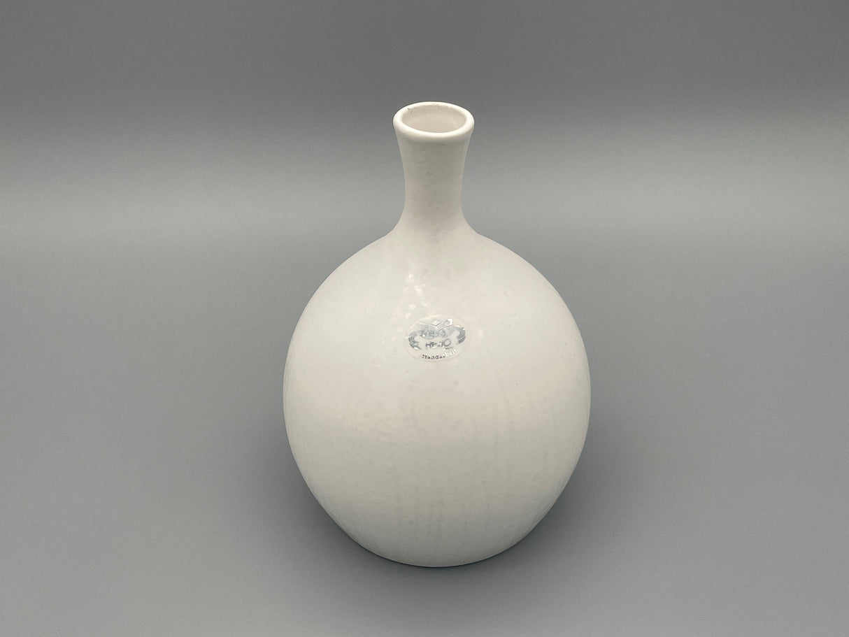Schneeweiße Kugelvase - "Reine Weiße Sphäre" von Wimpelberg
