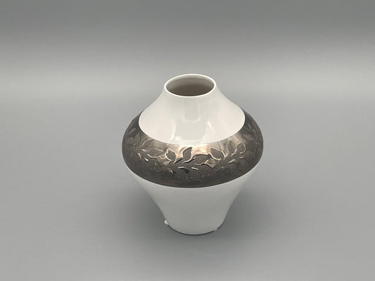 Vase "Silberblütenzauber"   von Wimpelberg