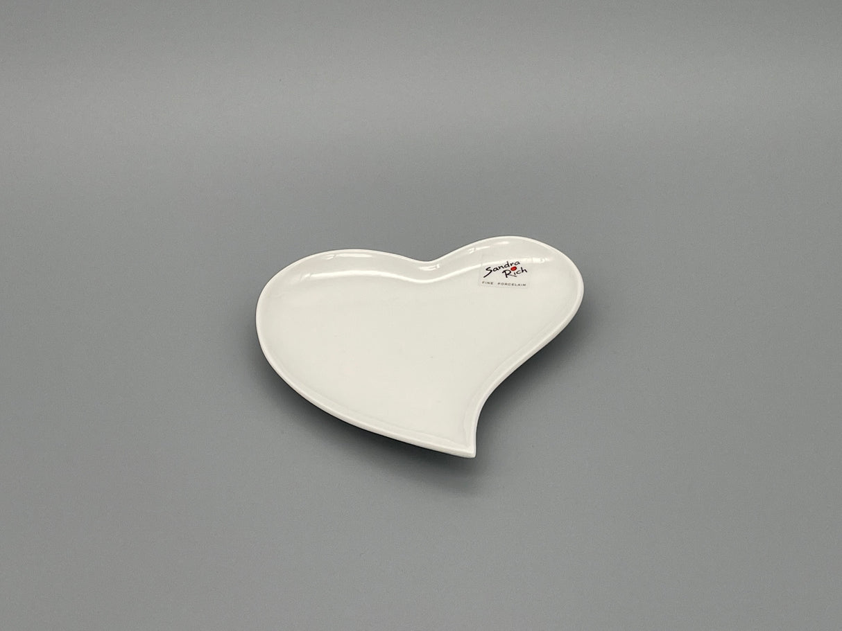 Herzschale "Pure Liebe auf einem Teller" von Wimpelberg