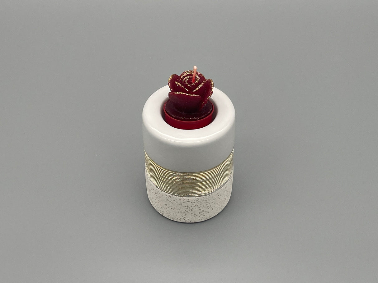 Teelichtlicht "Goldband" von Wimpelberg