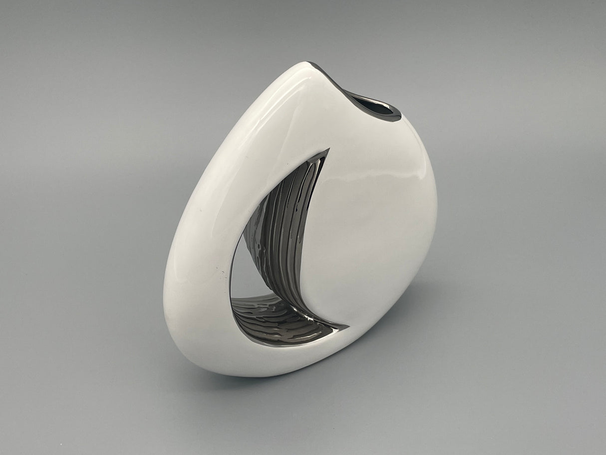 Vase "Silberne Eleganz" von Wimpelberg