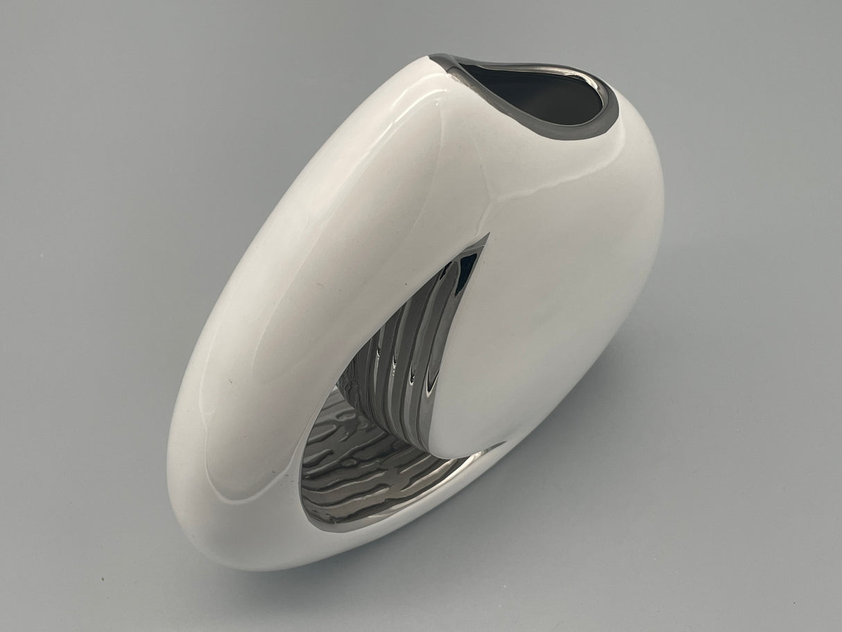 Vase "Silberne Eleganz" von Wimpelberg