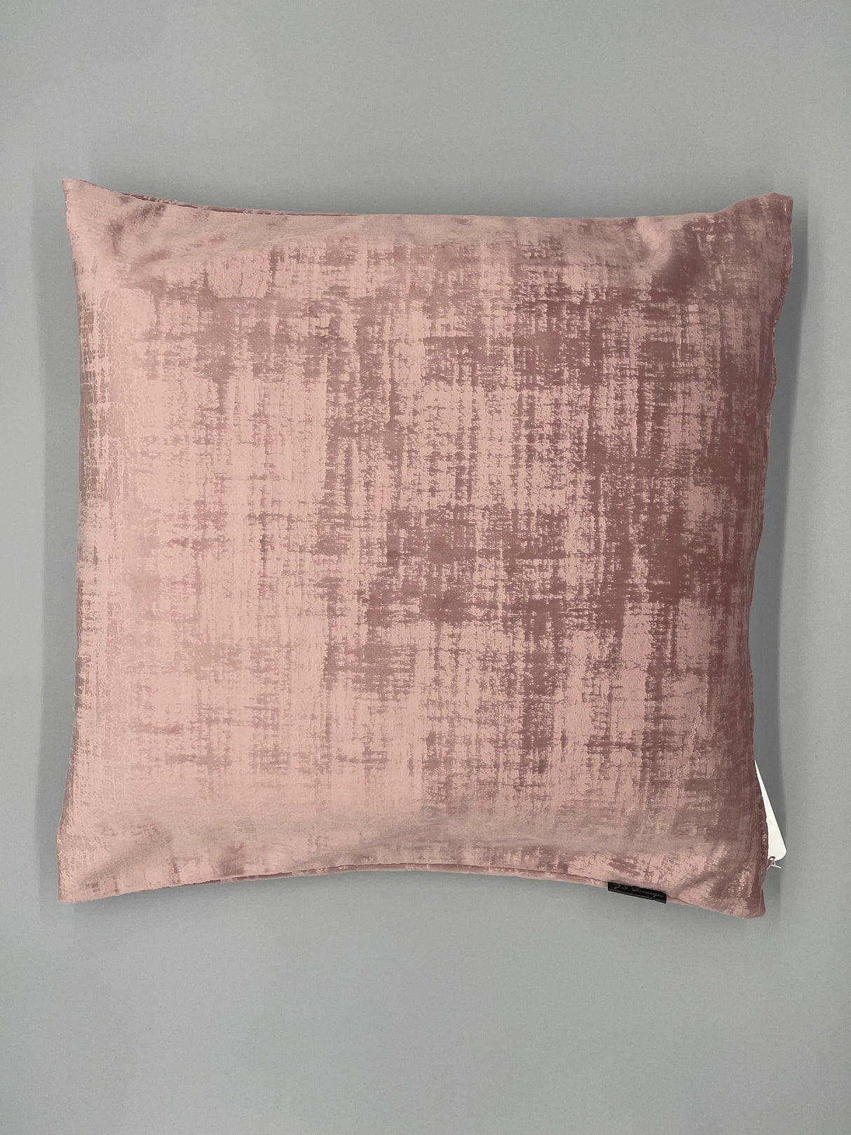Kissenhülle "Dessin Velvet Marble" - 45x45cm pink von Wimpelberg