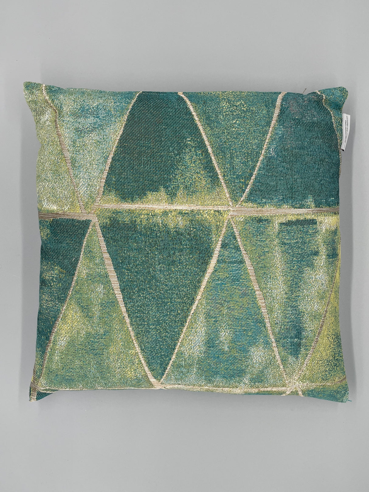 Kissenhülle "Onice Rhombus" - 45x45cm türkis von Wimpelberg