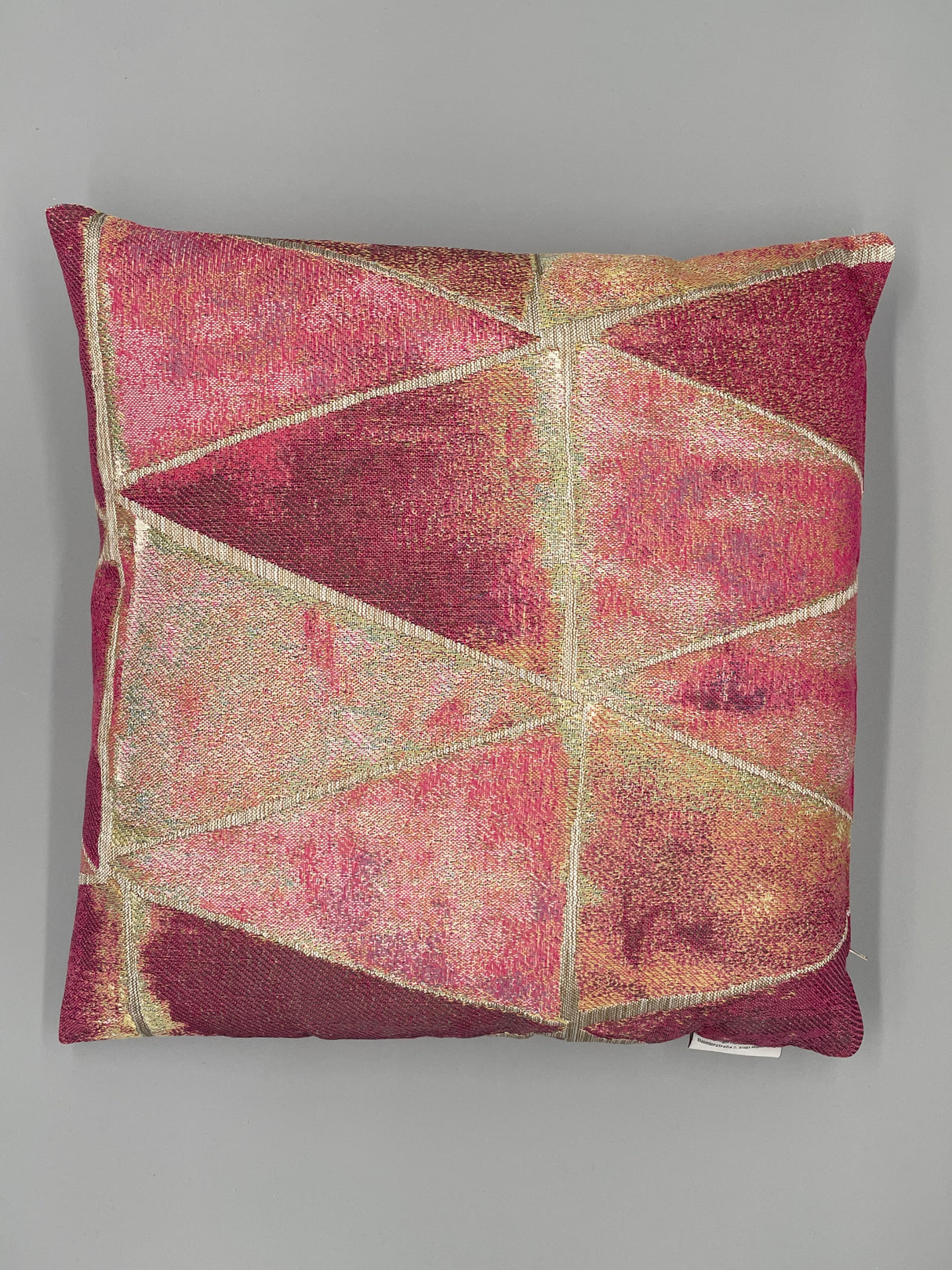 Kissenhülle "Onice Rhombus" - 45x45cm rosa von Wimpelberg
