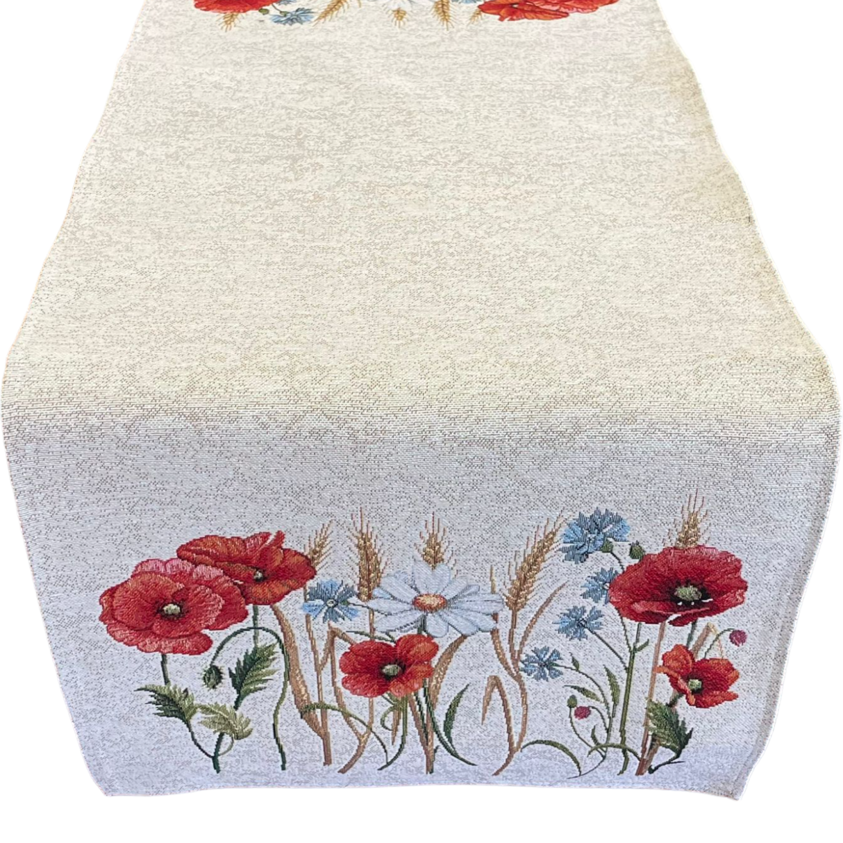 Läufer Gobelin "Mohnidylle" | Tischdeko für den Frühling von Wimpelberg