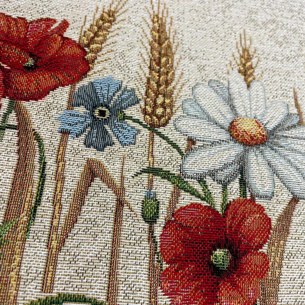 Läufer Gobelin "Mohnidylle" | Tischdeko für den Frühling von Wimpelberg