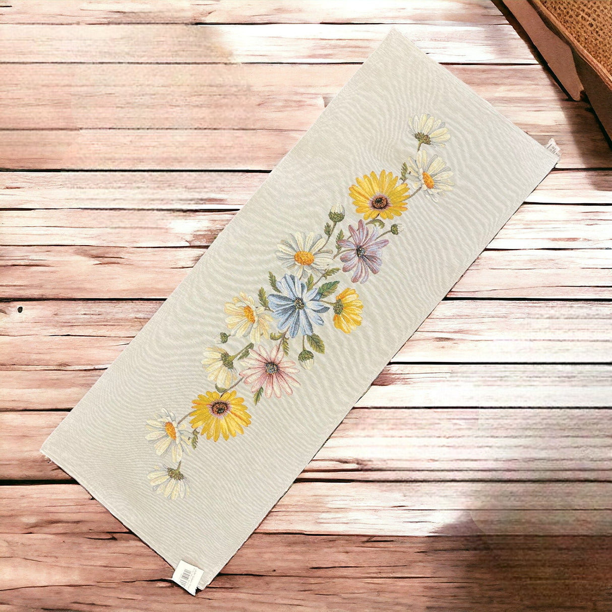 Läufer Gobelin "Cosmea" | Tischdeko für den Frühling von Wimpelberg