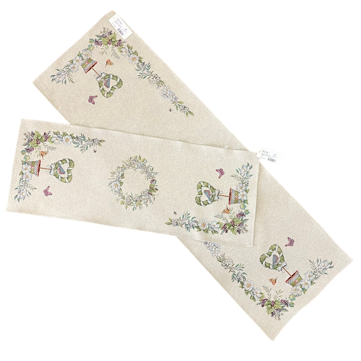 Läufer Gobelin "Garten" 38x100cm, 45x140cm | Tischdeko für den Garten von Wimpelberg
