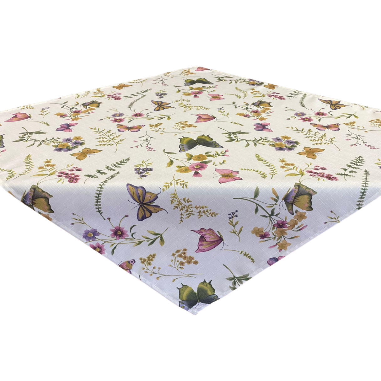 Decke 85x85cm Schmetterling | Tischdecke Frühling/Sommer von Wimpelberg