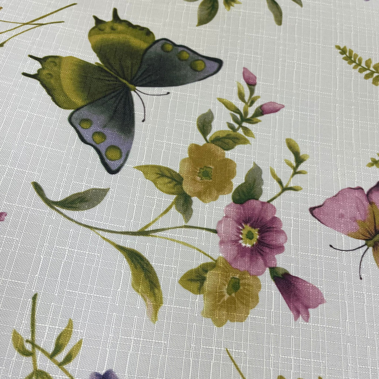 Decke 85x85cm Schmetterling | Tischdecke Frühling/Sommer von Wimpelberg
