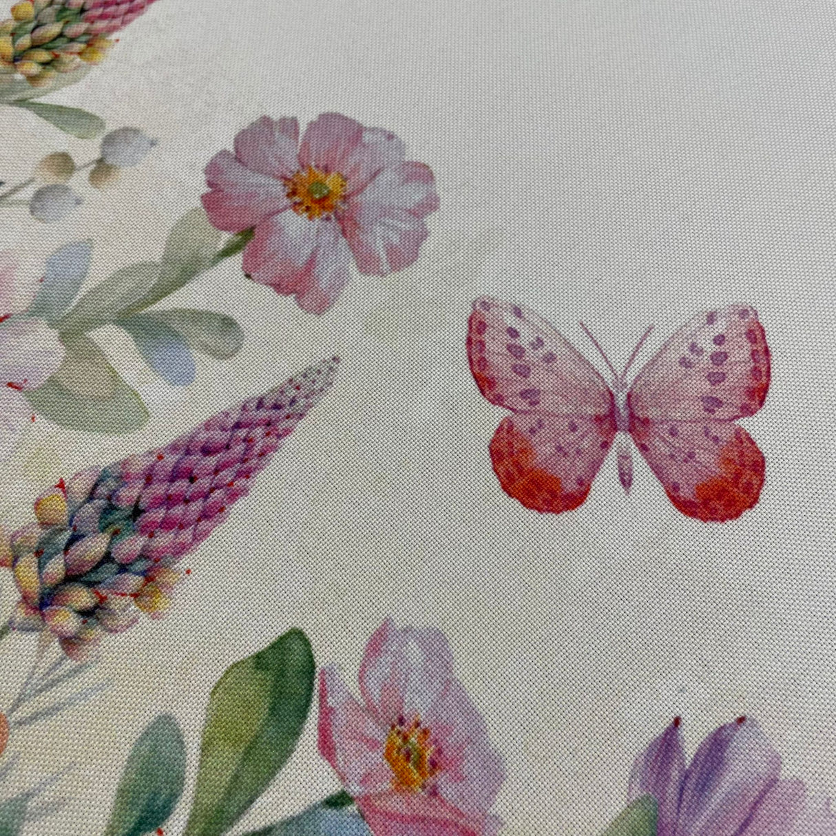 Decke 85x85cm Frühlings- & Sommerblumen | Tischdecke Frühling und Sommer von Wimpelberg