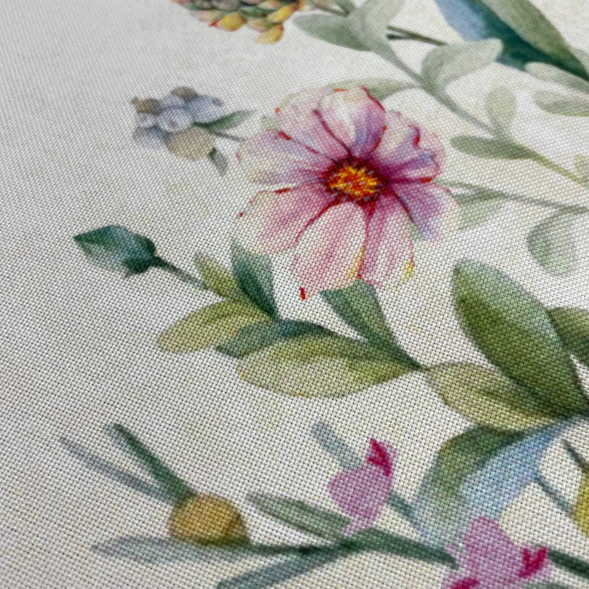 Decke 85x85cm Frühlings- & Sommerblumen | Tischdecke Frühling und Sommer von Wimpelberg