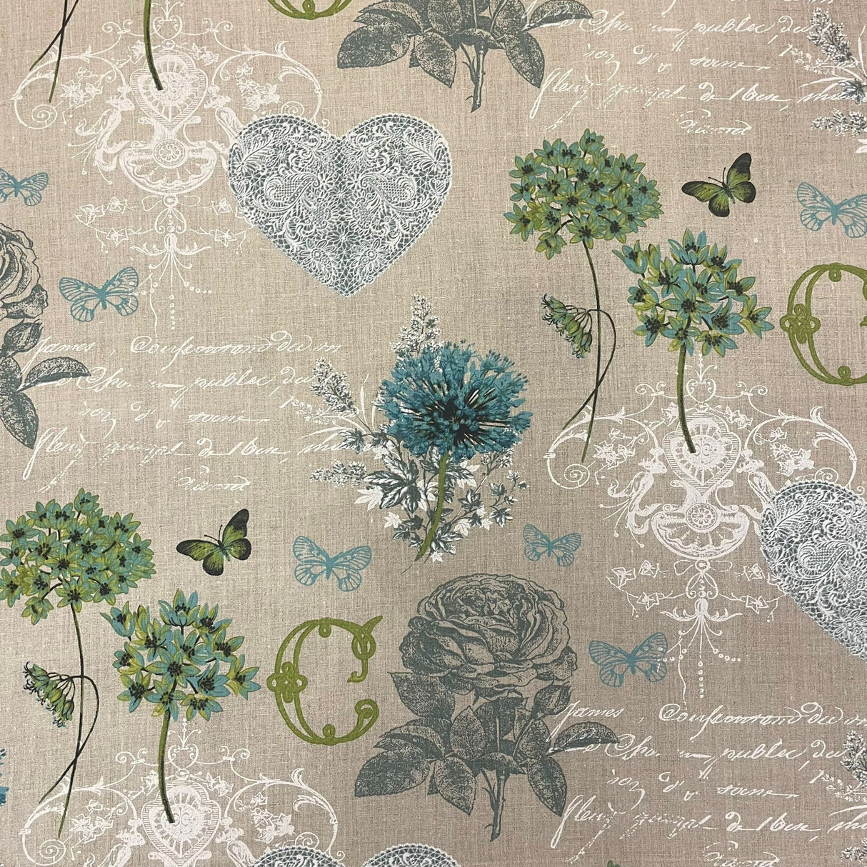 Decke 85x85cm Clarissa | Tischdecke Sommer | Tischdeko von Wimpelberg