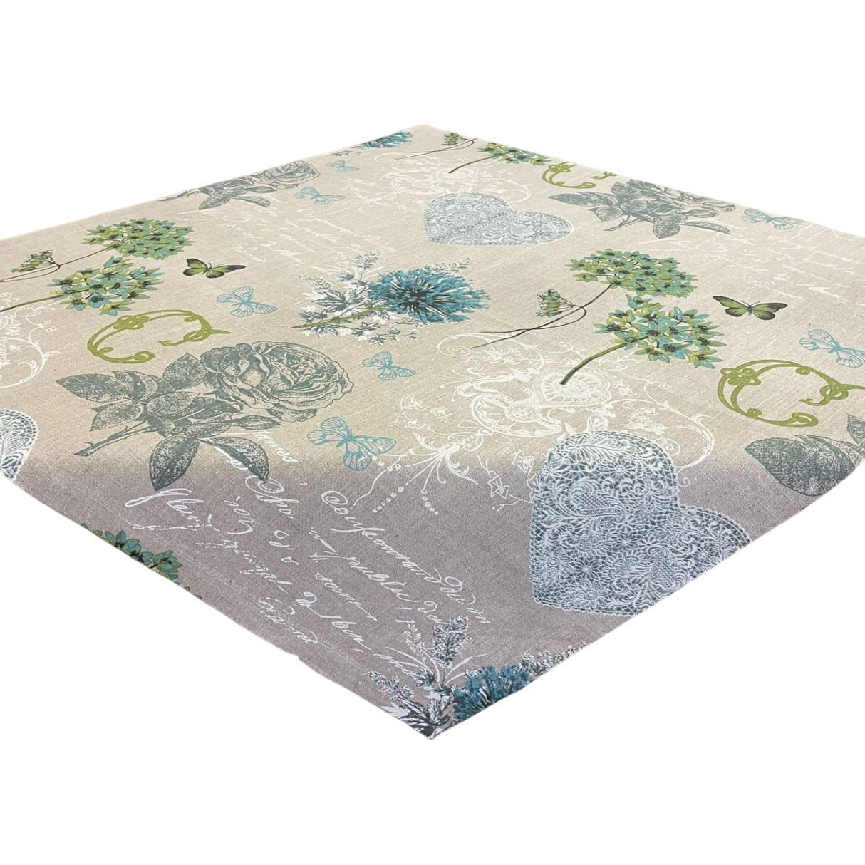 Decke 85x85cm Clarissa | Tischdecke Sommer | Tischdeko von Wimpelberg