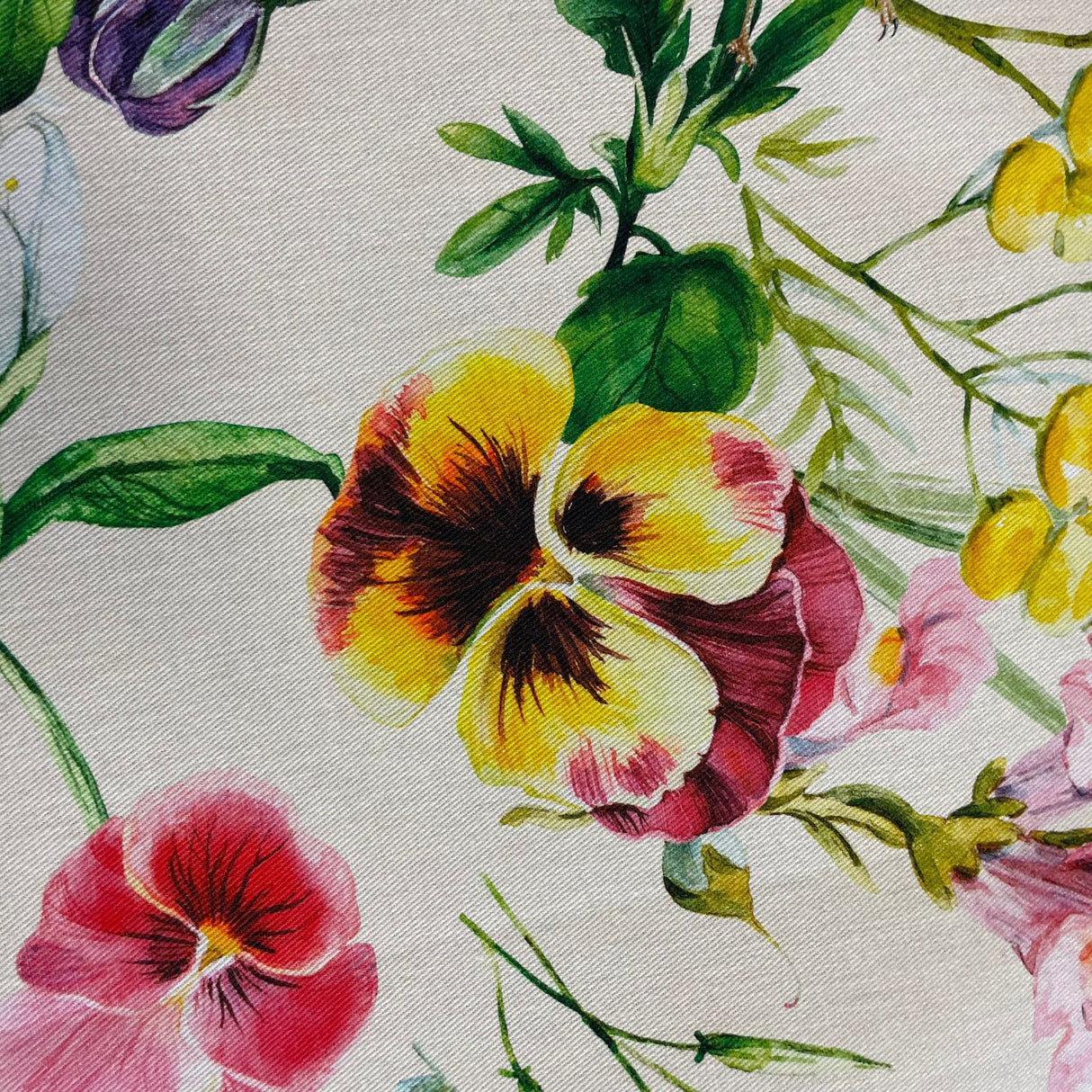 Decke 85x85cm "Gartenrotschwanz" | Tischdecke Frühling/Sommer von Wimpelberg