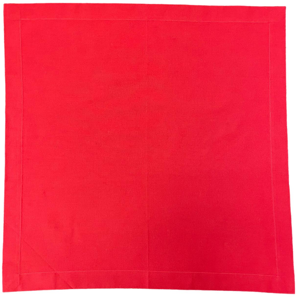 Decke 85x85cm Richmond rot | Tischdecke Tischdeko von Wimpelberg