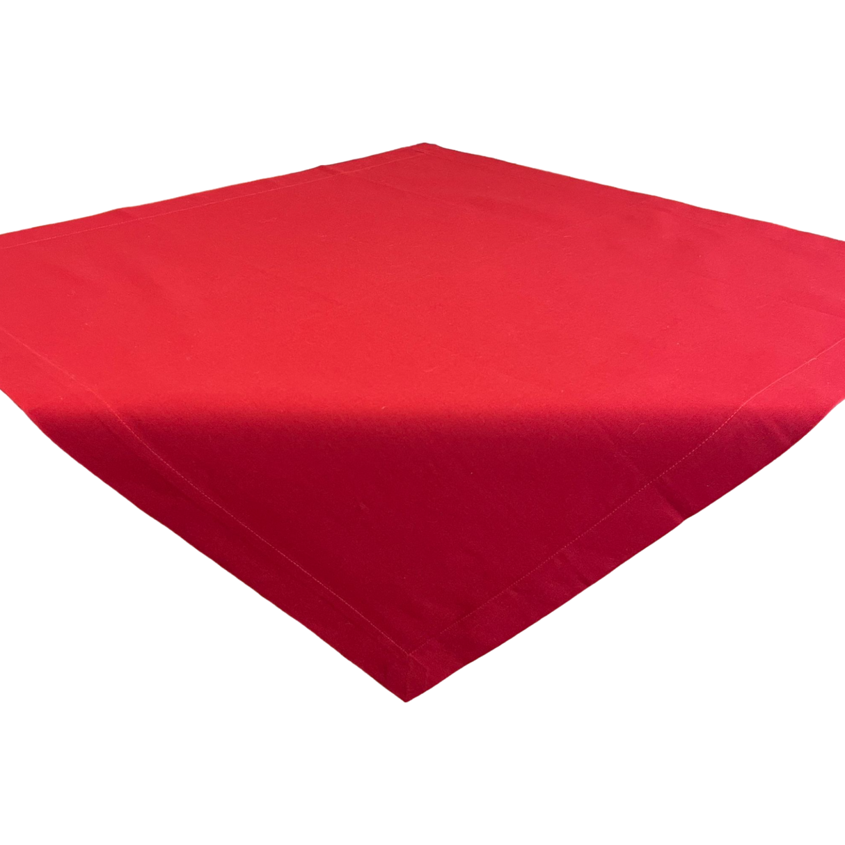 Decke 85x85cm Richmond rot | Tischdecke Tischdeko von Wimpelberg
