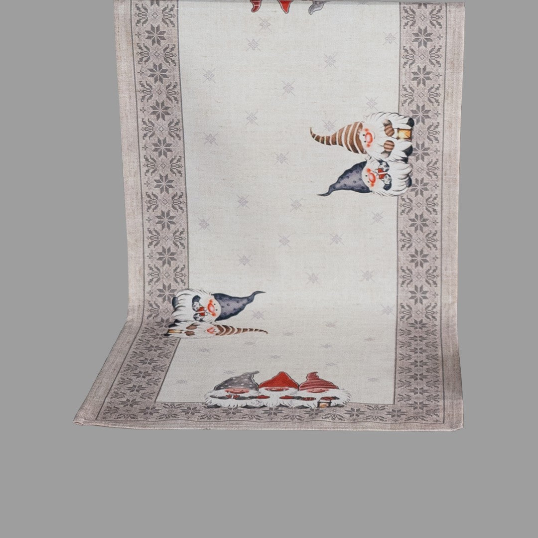 Deckenset „Weihnachtswichtel“ – Druckdesign, bunt | Weihnachten Decke