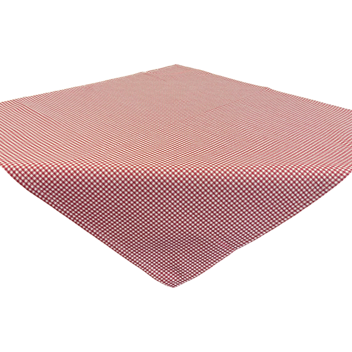 Decke 85x85cm rot kariert | Tischdecke von Wimpelberg