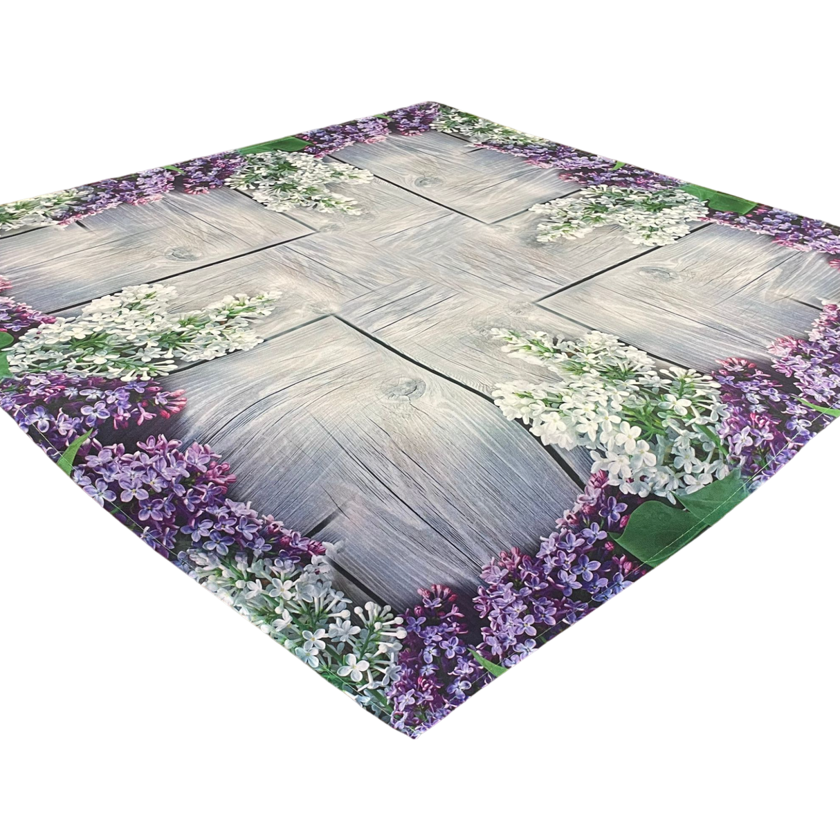 Decke 85x85 Flieder | Tischdeko Sommer | Tischdecke Sommer Flieder von Wimpelberg