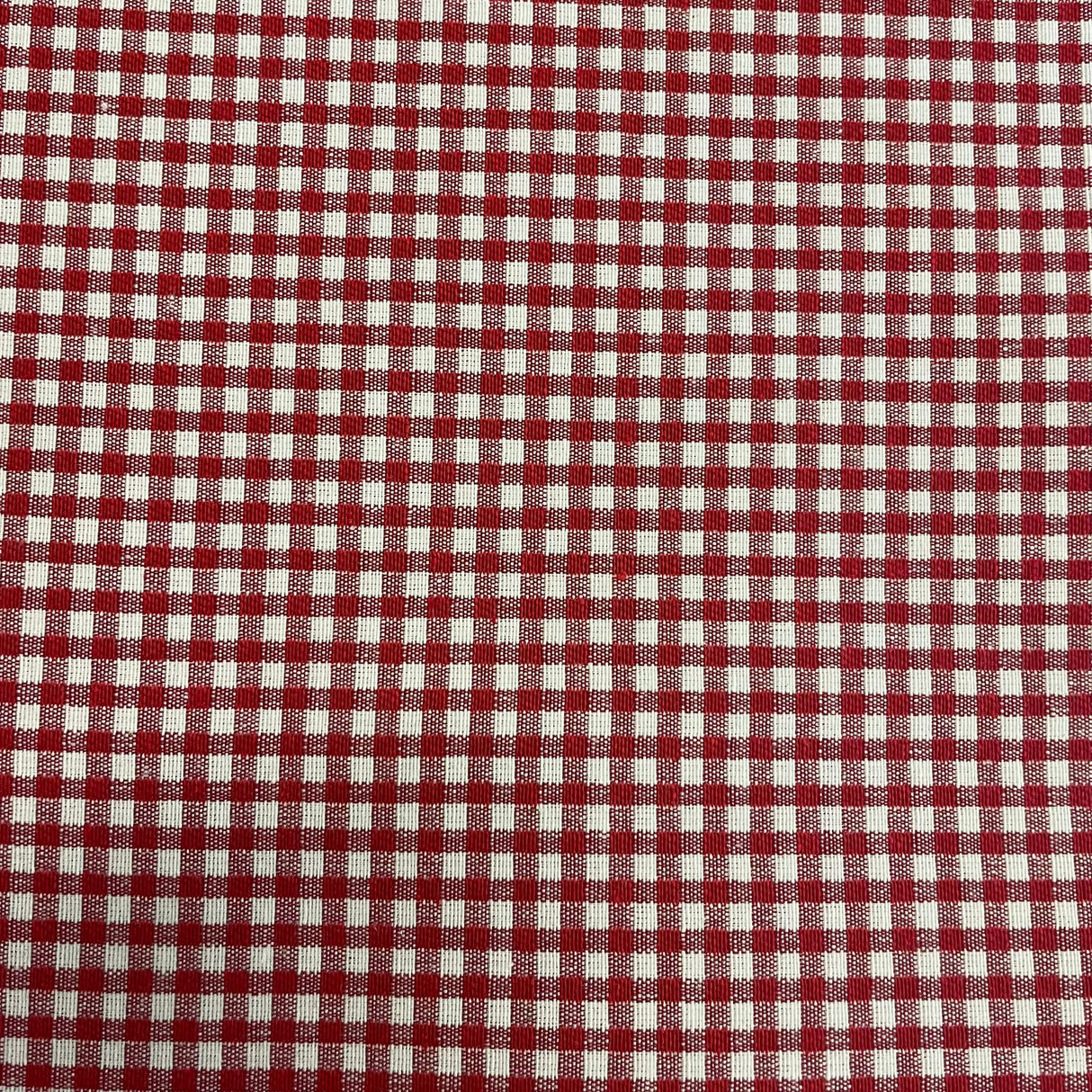 Decke 85x85cm rot kariert | Tischdecke rot von Wimpelberg