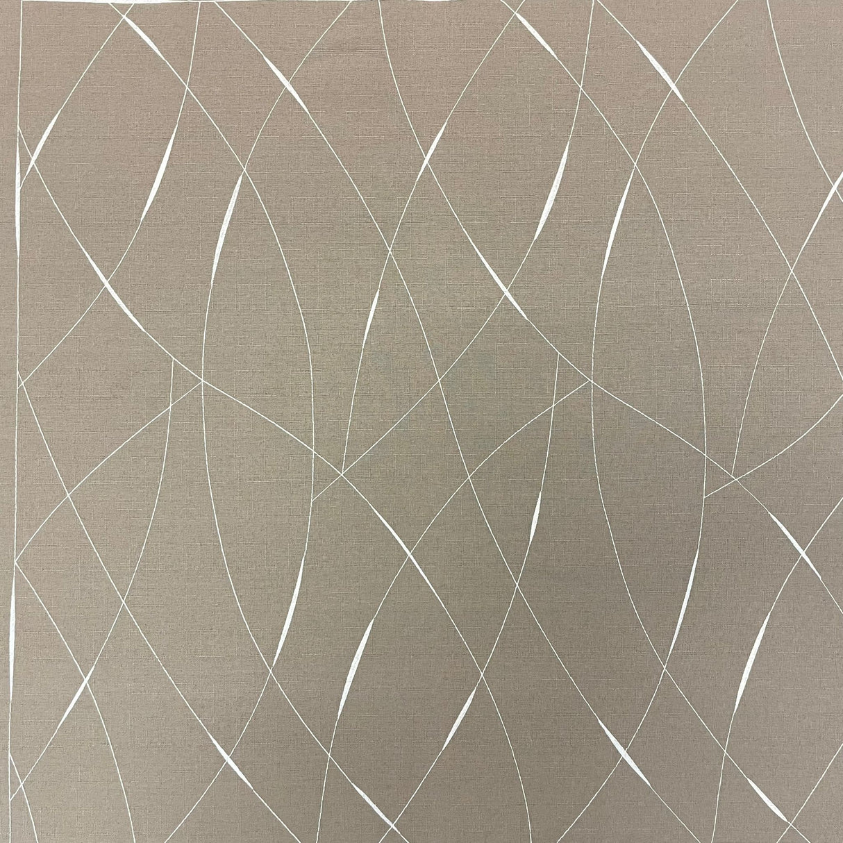 Decke Streifen 85 x 85cm beige/dunkel | Tischdekoration grau von Wimpelberg