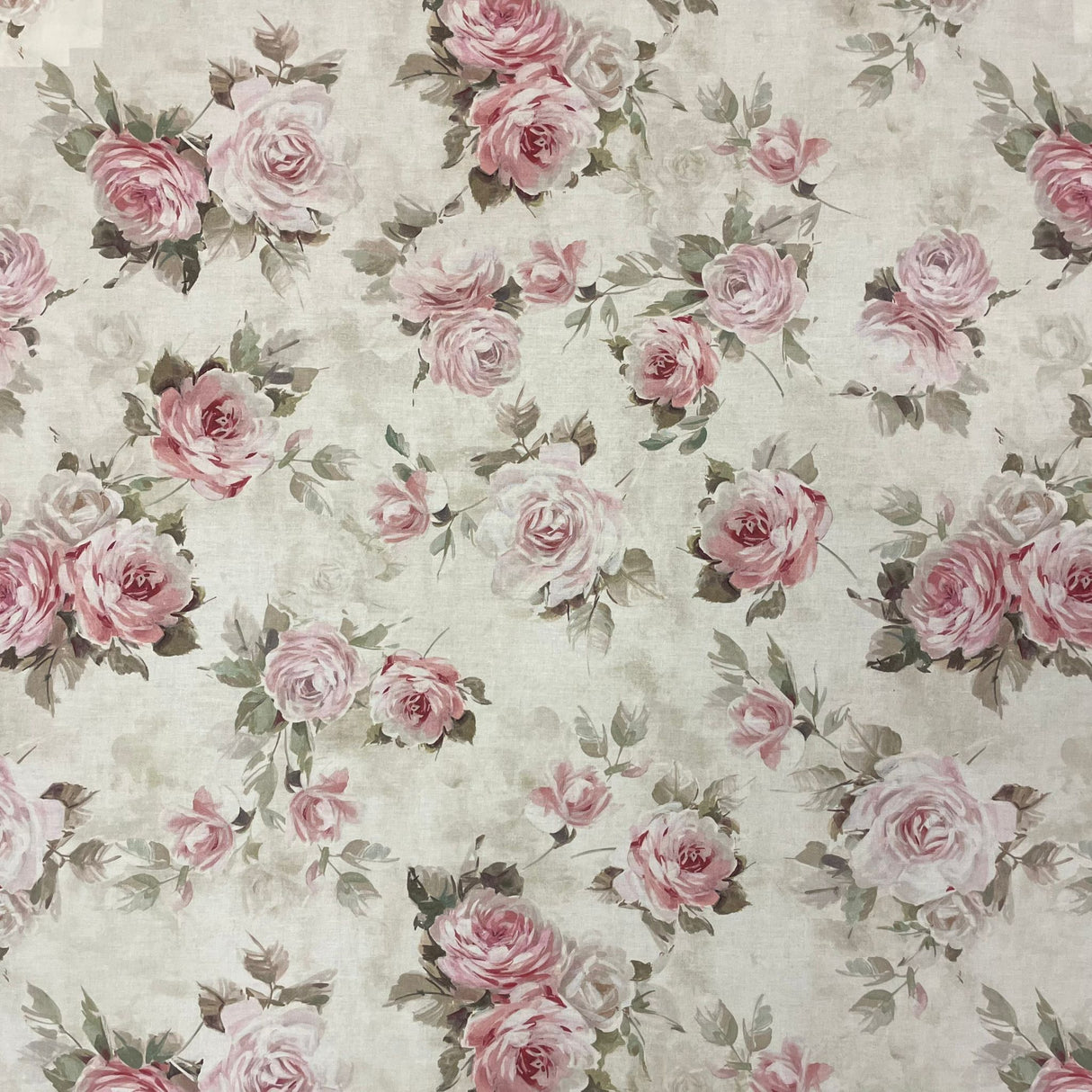 Decke 85x85cm "Rose Garden" | Sommerdecke Rosen von Wimpelberg