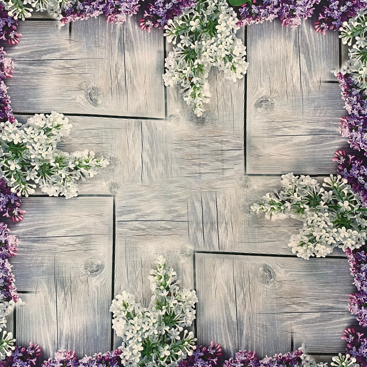 Decke 85x85 Flieder | Tischdeko Sommer | Tischdecke Sommer Flieder von Wimpelberg