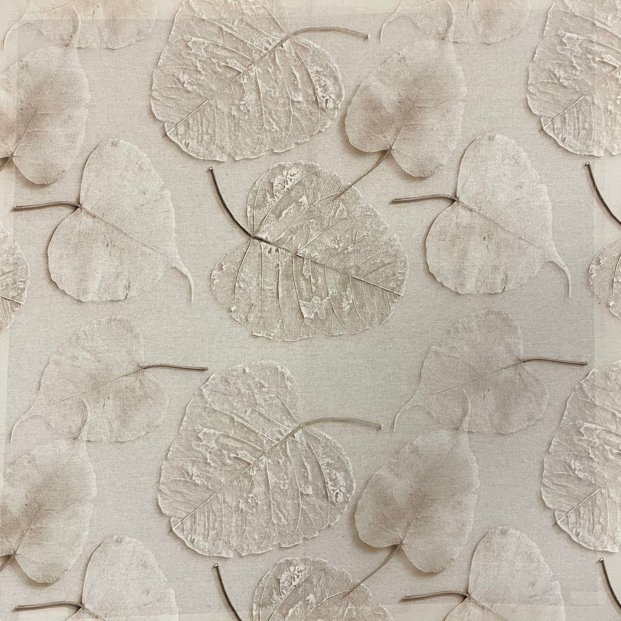 Decke 85x85cm Silberblatt | Tischdecke Dekoration Tisch von Wimpelberg