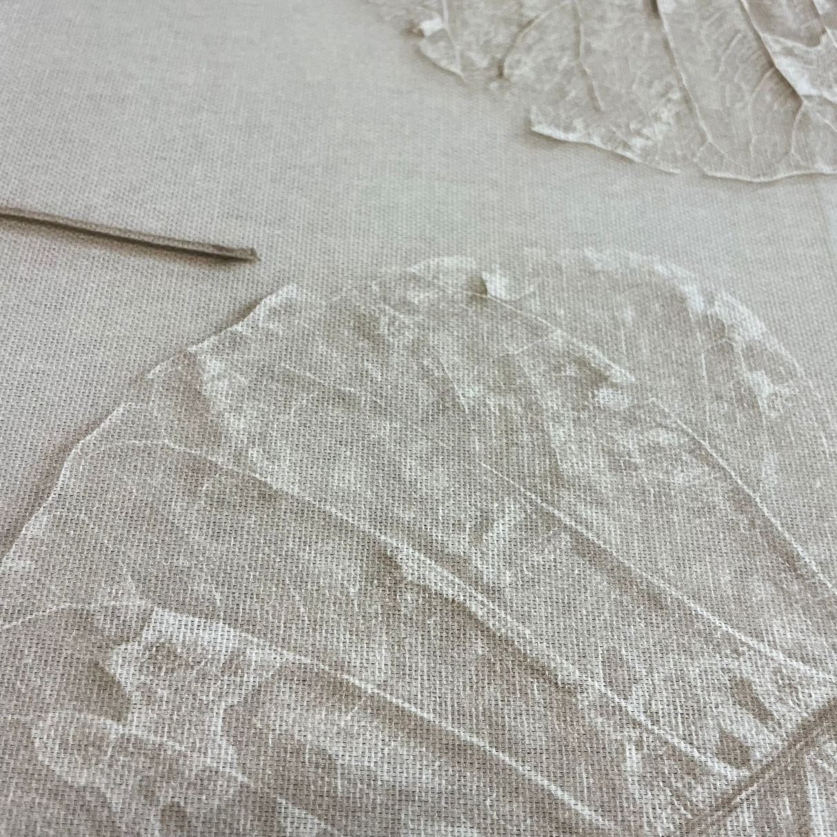 Decke 85x85cm Silberblatt | Tischdecke Dekoration Tisch von Wimpelberg