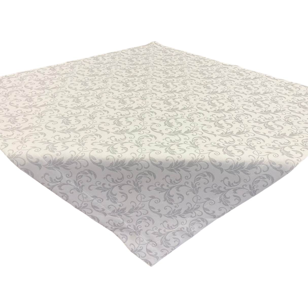 Decke 85x85cm Kalkweiß | Decke Tischdekoration von Wimpelberg