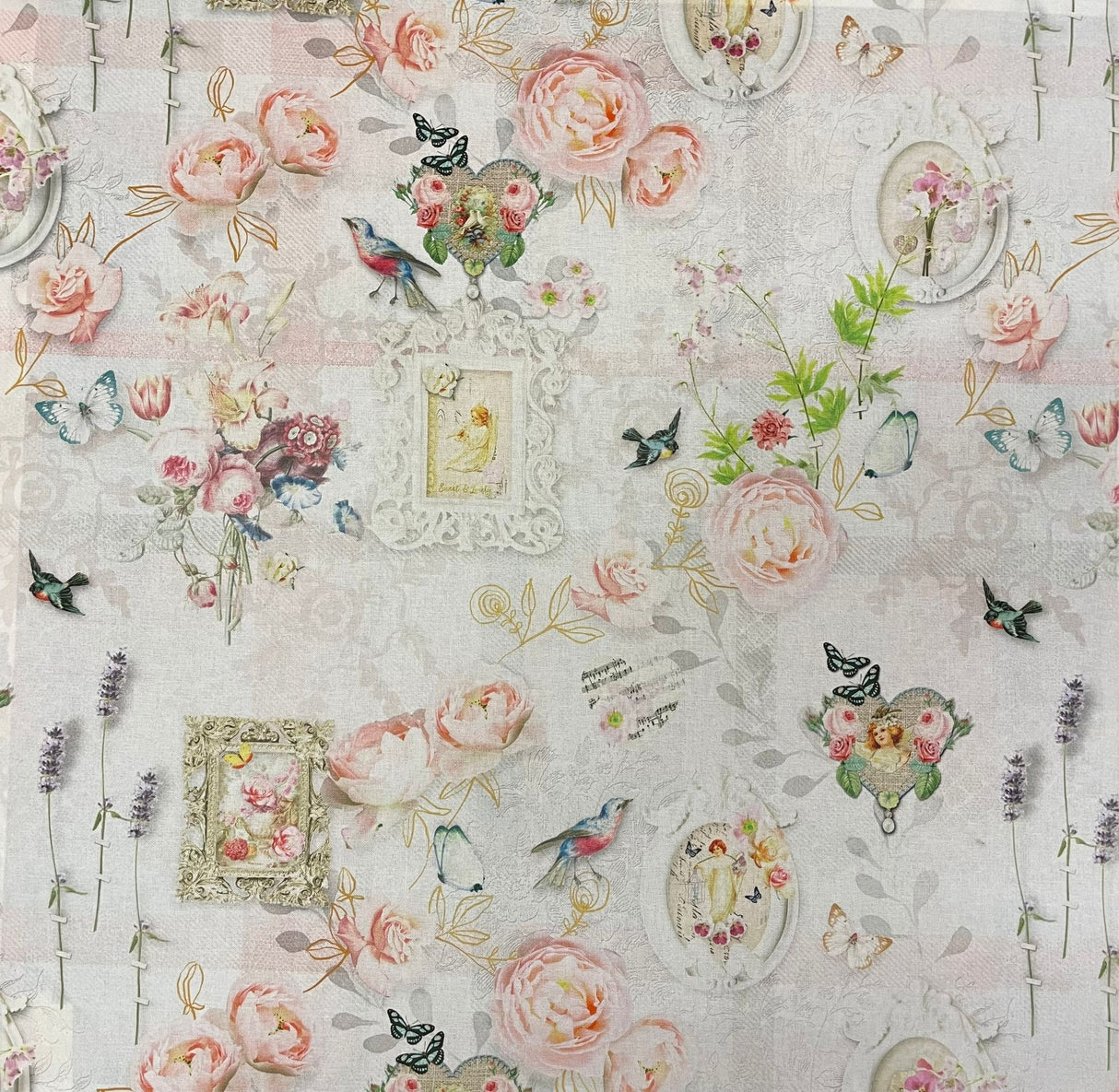 Decke 85x85cm "Träumerei" | Sommer Tischdeko Tischdecke von Wimpelberg