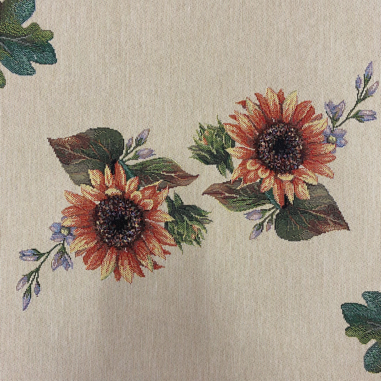 Gobelin-Läufer Kürbis & Sonnenblume – 40x100 cm, 45x140 cm | Herbstdecke Deko von Wimpelberg