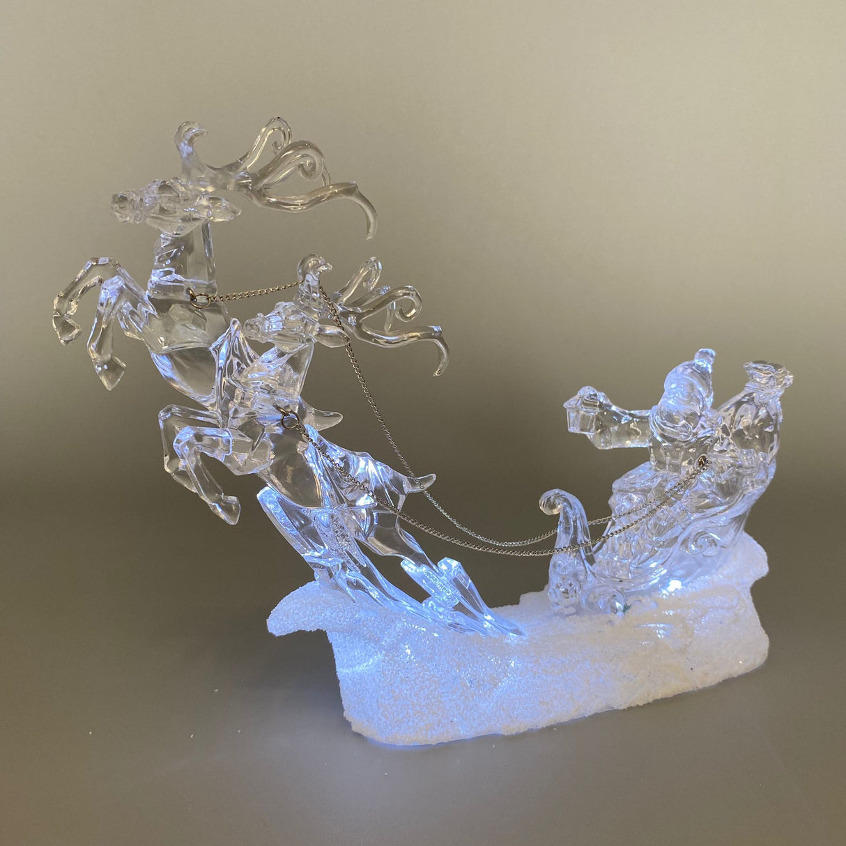 Deko Rentier Santa Figur mit LED-Licht | Formano Weihnachten von Wimpelberg