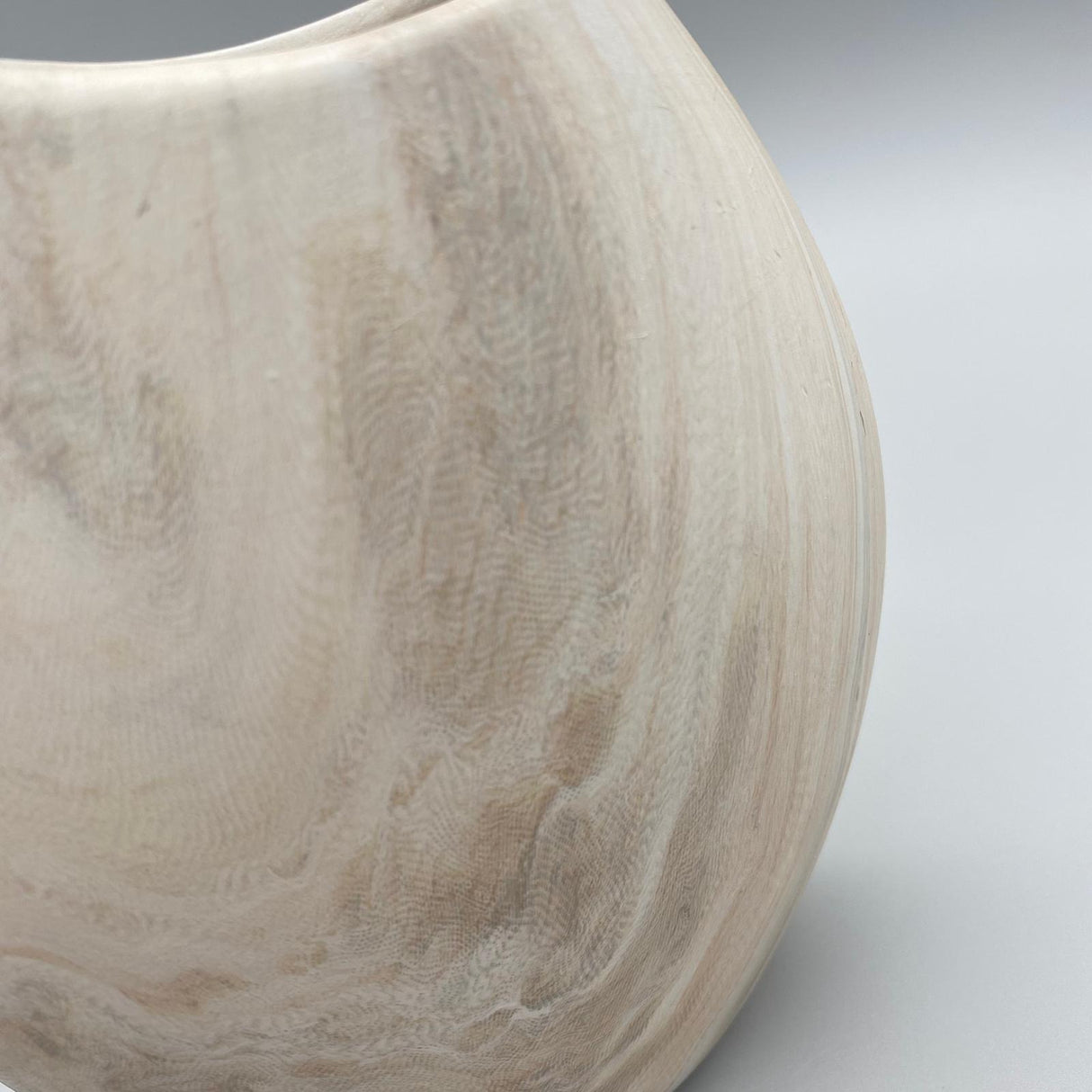 Deko Vase 14x16 cm – Keramik mit matter, creme-braun | Deko Vase modern von Wimpelberg