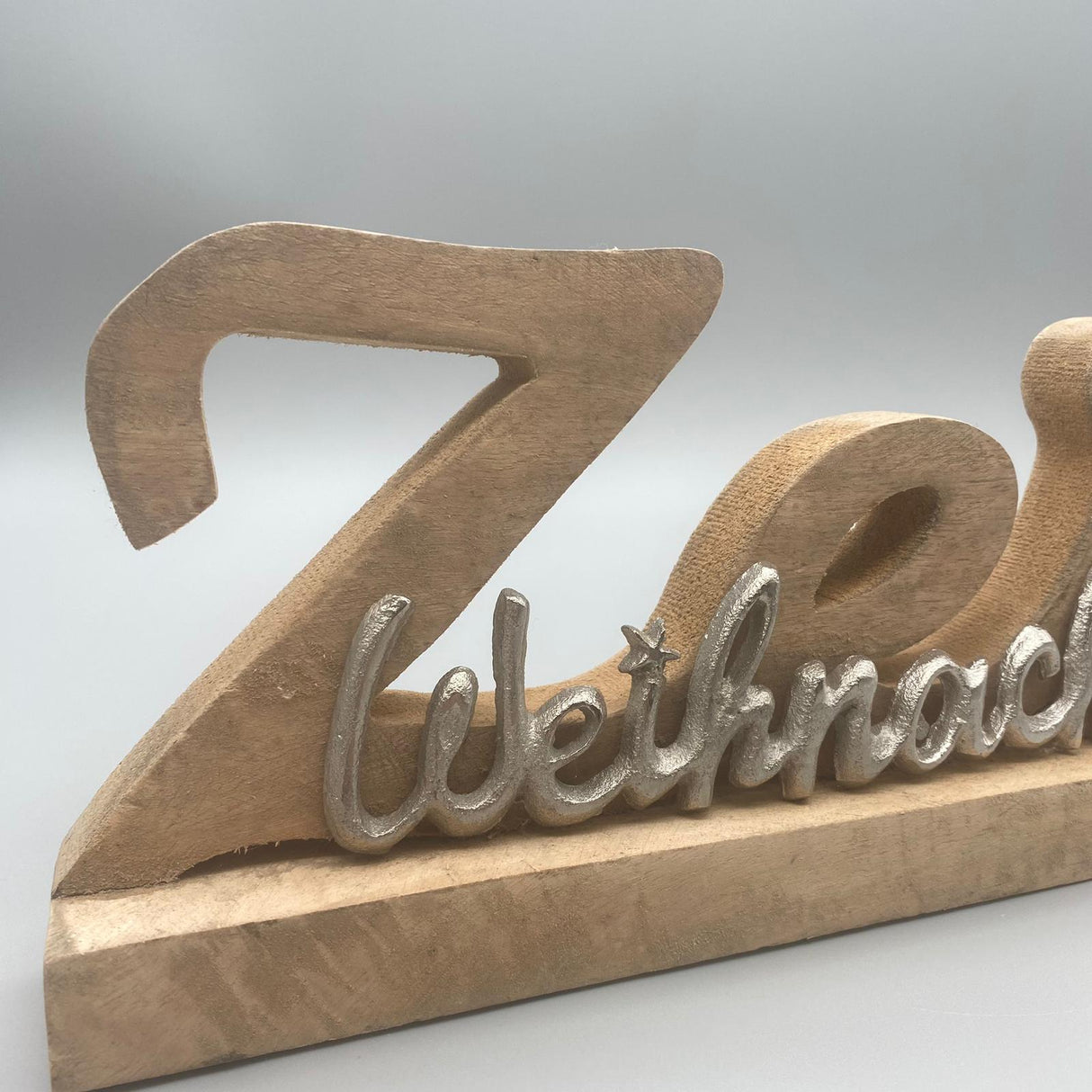 Deko Schriftzug Weihnachts-Zeit – 36x15 cm | Formano Weihnachten Dekoobjekt von Wimpelberg