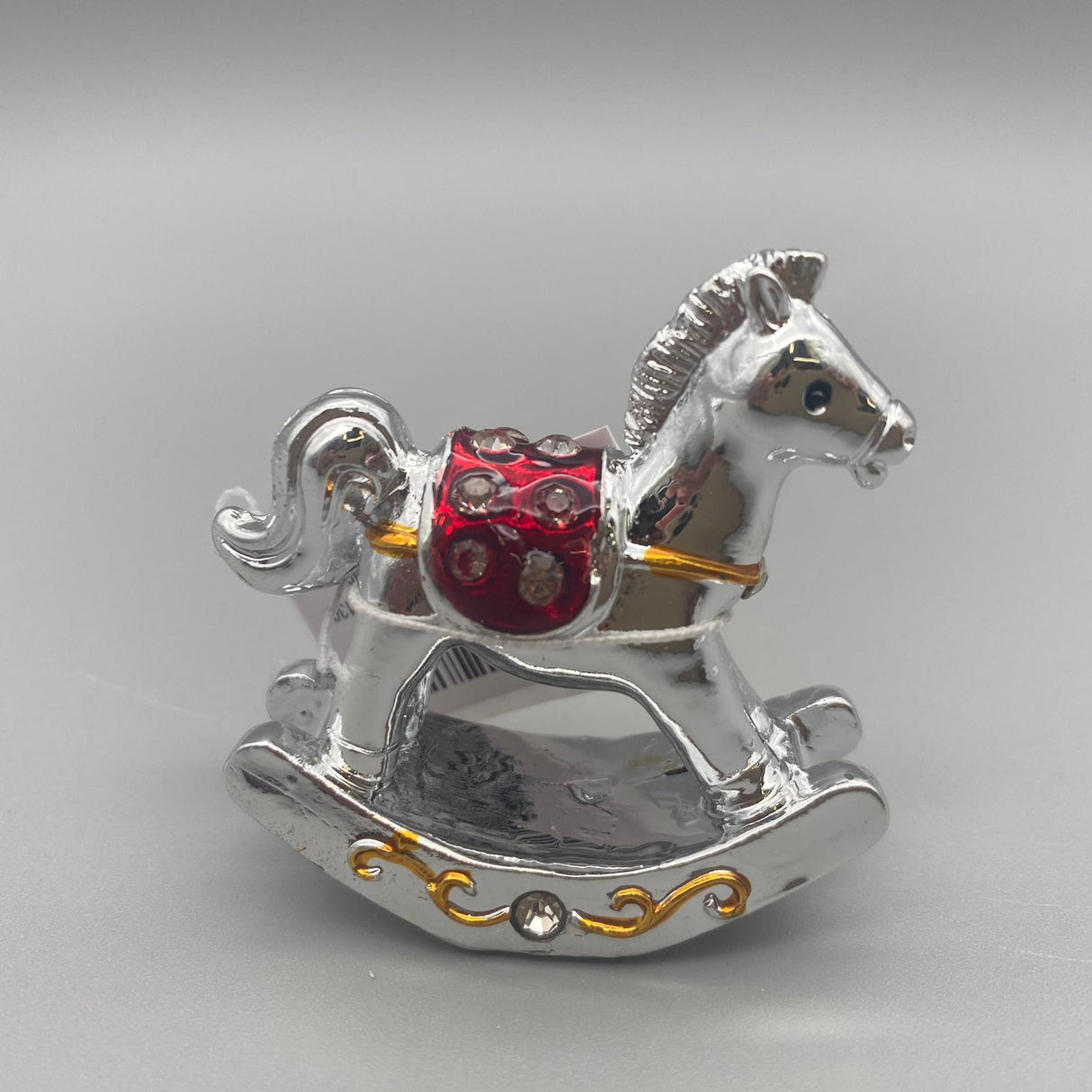 Schaukelpferd Farbig – 5 cm, Kunststein | Weihnachten Dekofigur | Formano Weihnachten Rot von Wimpelberg