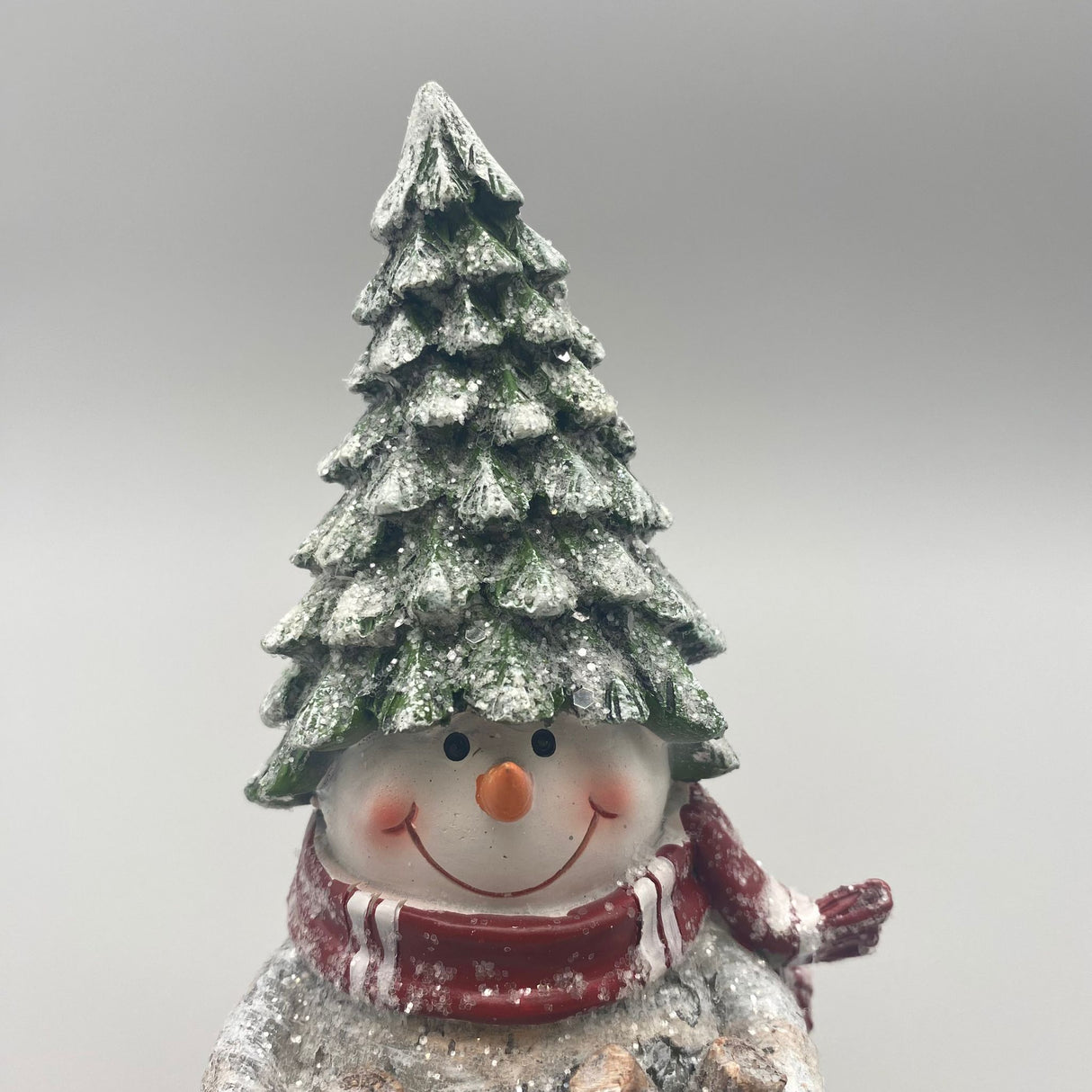 Deko Schneemann-Figur aus Kunststein | Winter Deko Figur | Winterdeko von Wimpelberg