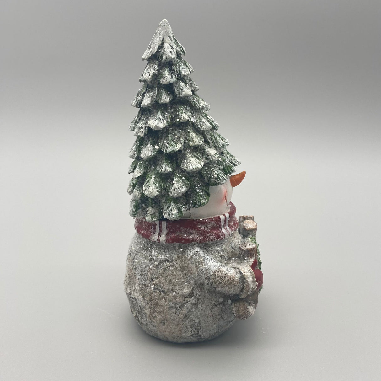 Deko Schneemann-Figur aus Kunststein | Winter Deko Figur | Winterdeko von Wimpelberg