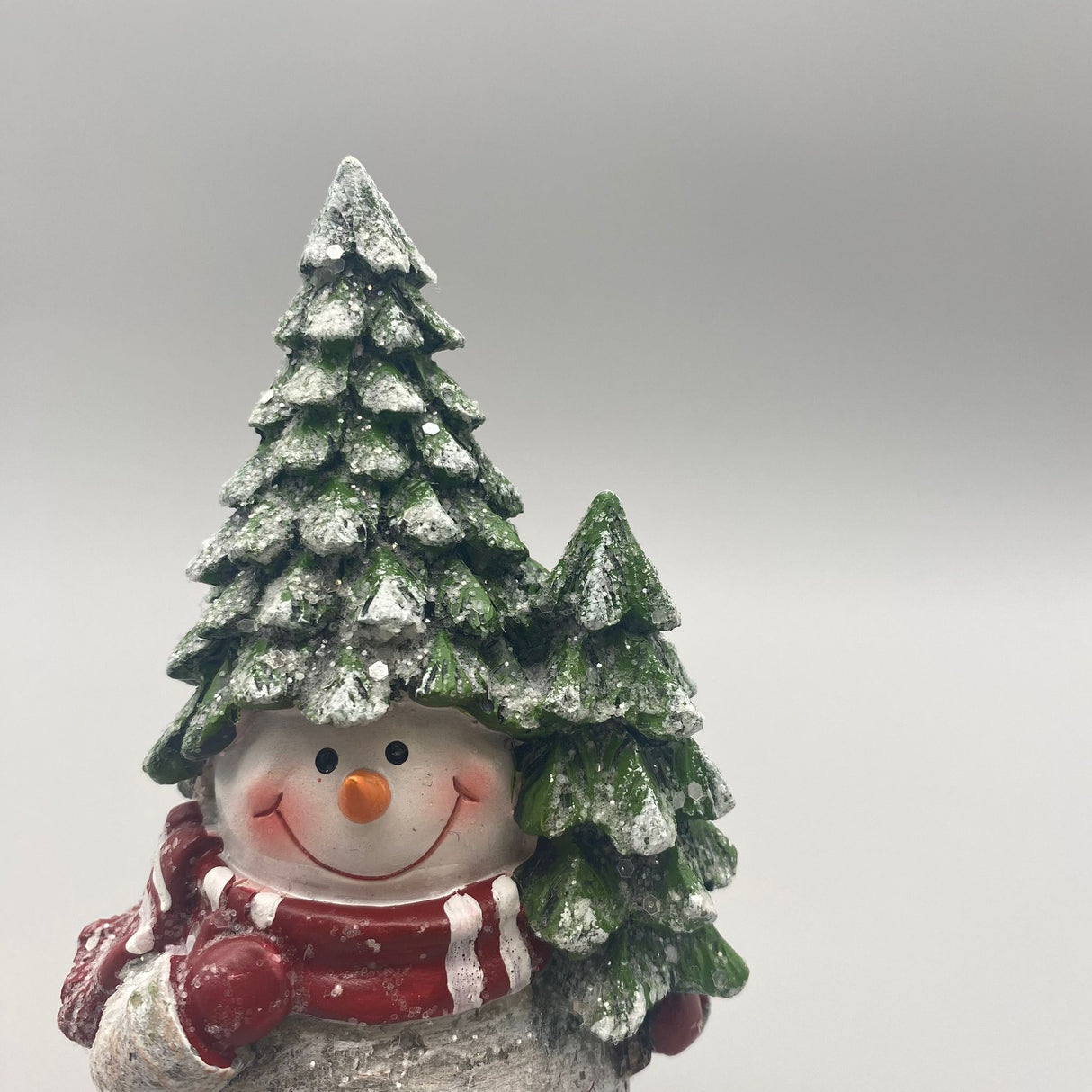 Deko Schneemann-Figur aus Kunststein | Winter Deko Figur | Winterdeko von Wimpelberg