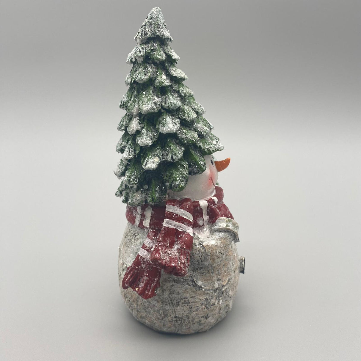 Deko Schneemann-Figur aus Kunststein | Winter Deko Figur | Winterdeko von Wimpelberg