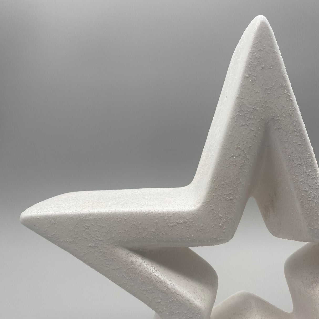 Deko-Stern Frosty-Weiß – 30x28 cm Keramikstern in Eis-Optik | Formano Weihnachten von Wimpelberg