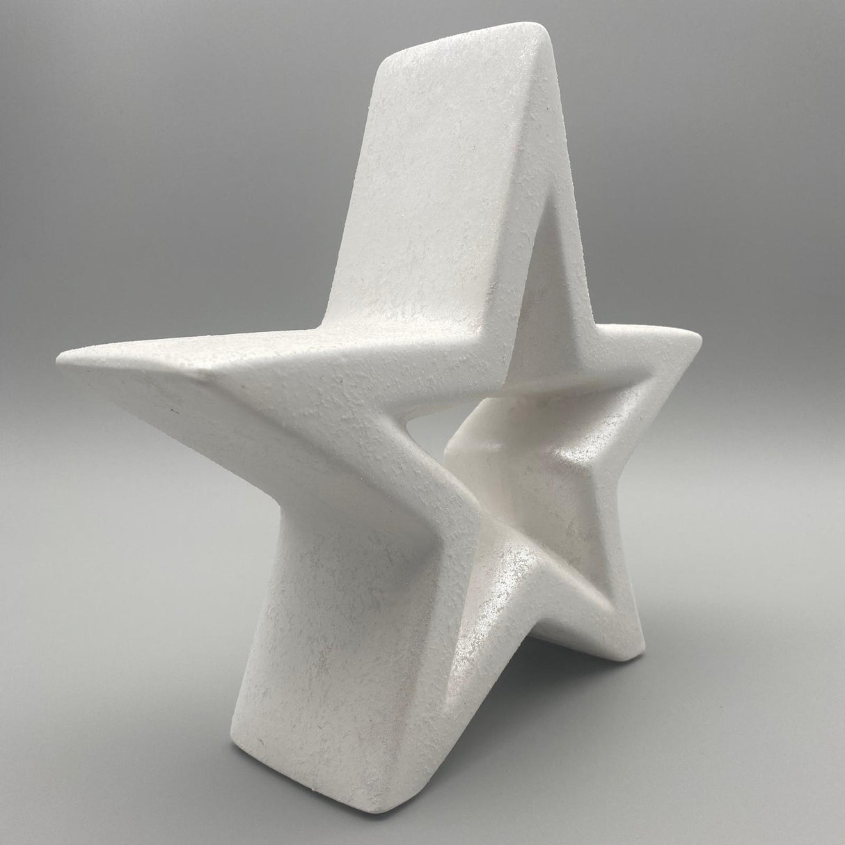 Deko-Stern Frosty-Weiß – 30x28 cm Keramikstern in Eis-Optik | Formano Weihnachten von Wimpelberg