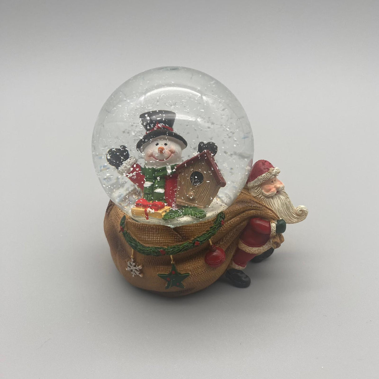 Schüttelkugel Weihnachten Winterfigur – 9 cm | Formano Weihnachten Schneemann mit Haus von Wimpelberg