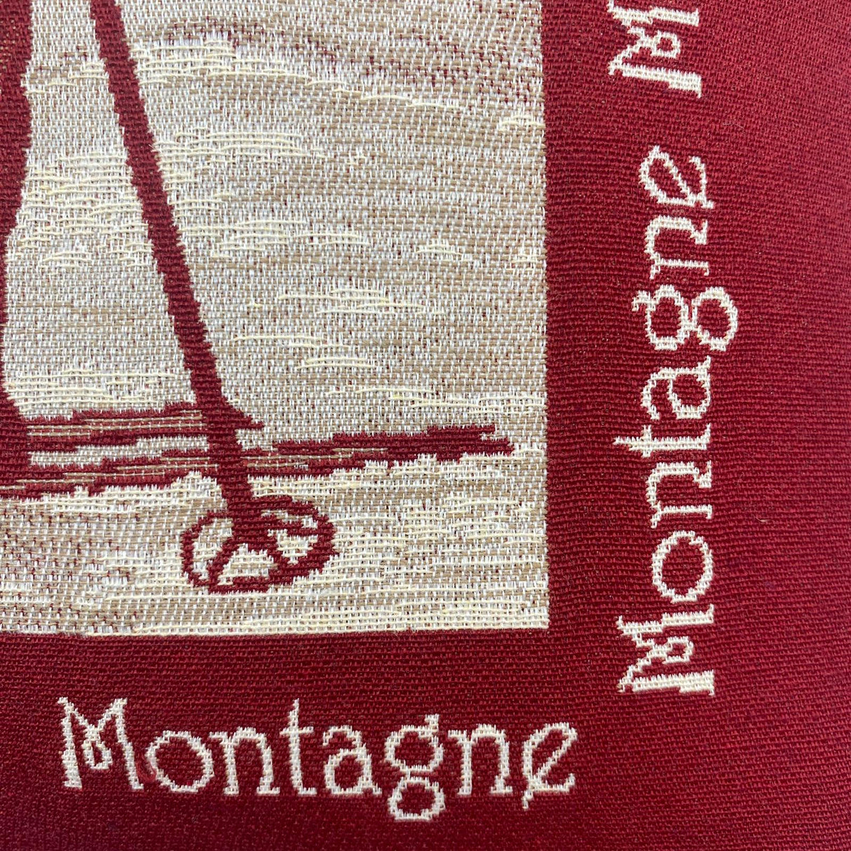 Kissenhülle Winter 45x45cm Wintermärchen – Skimotiv | Kissenbezug Winter von Wimpelberg