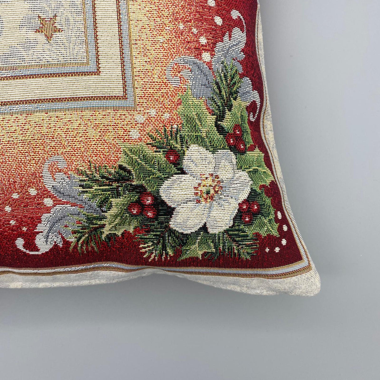 Kissenhülle Weihnachten 45x45 Weihnachten – Christrose Kissenbezug Weihnachten von Wimpelberg