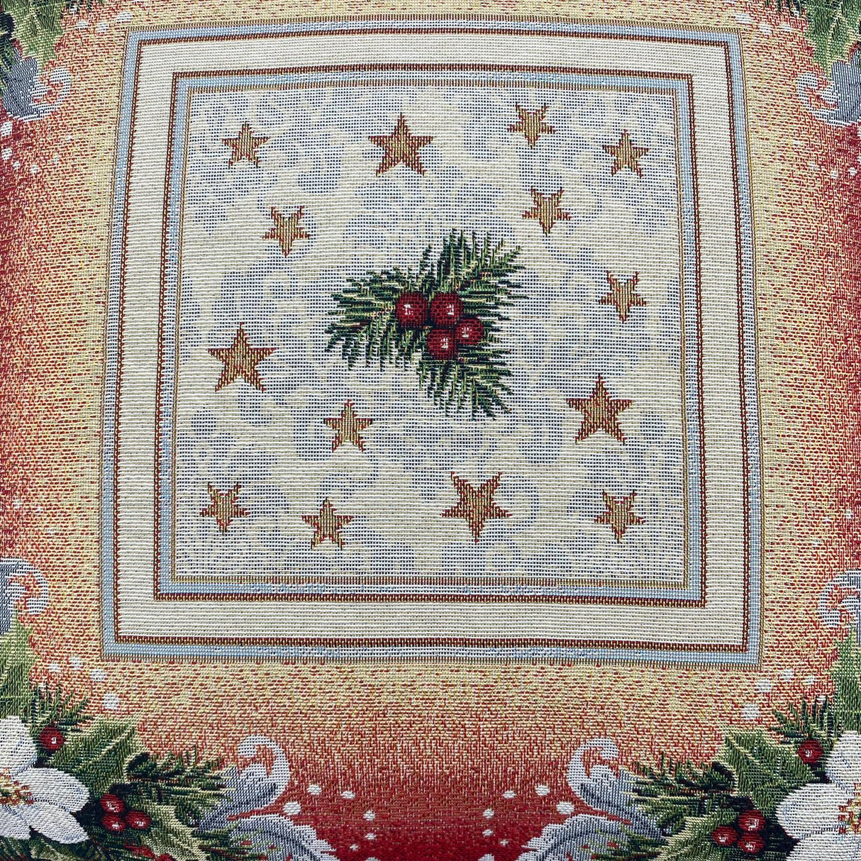 Kissenhülle Weihnachten 45x45 Weihnachten – Christrose Kissenbezug Weihnachten von Wimpelberg