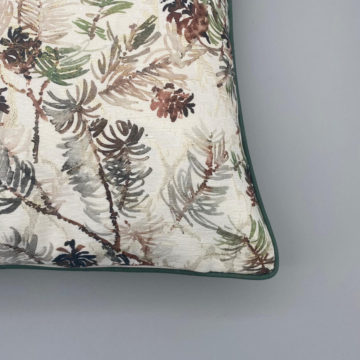 Kissenhülle Weihnachten 45x45cm Lärchenzapfen – Kissenbezug Weihnachten von Wimpelberg